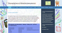 Desktop Screenshot of grundschule-herzogenaurach.de